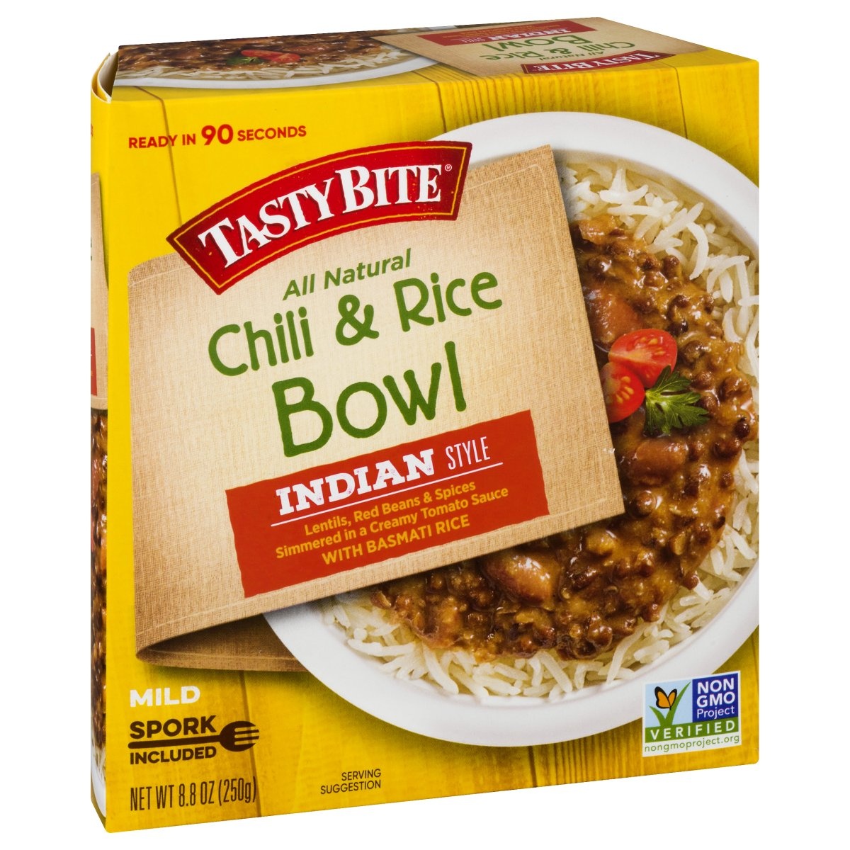 slide 1 of 1, Tasty Bite Chili & Rice Bowl, 8.8 oz