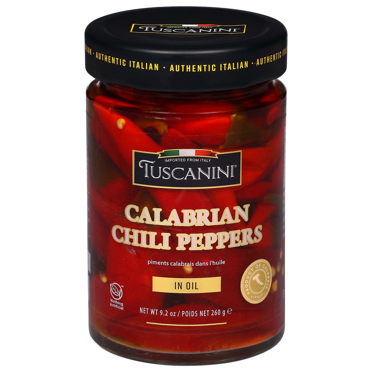 slide 1 of 13, Tuscanini Calabrian Chili Peppers in Oil 9.2 oz, 9.2 oz