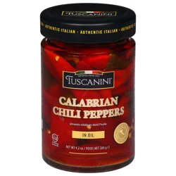 Tuscanini Calabrian Chili Peppers in Oil 9.2 oz
