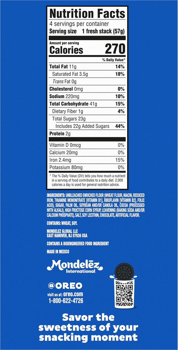 slide 6 of 12, Oreo Fresh Stacks, 8.05 oz