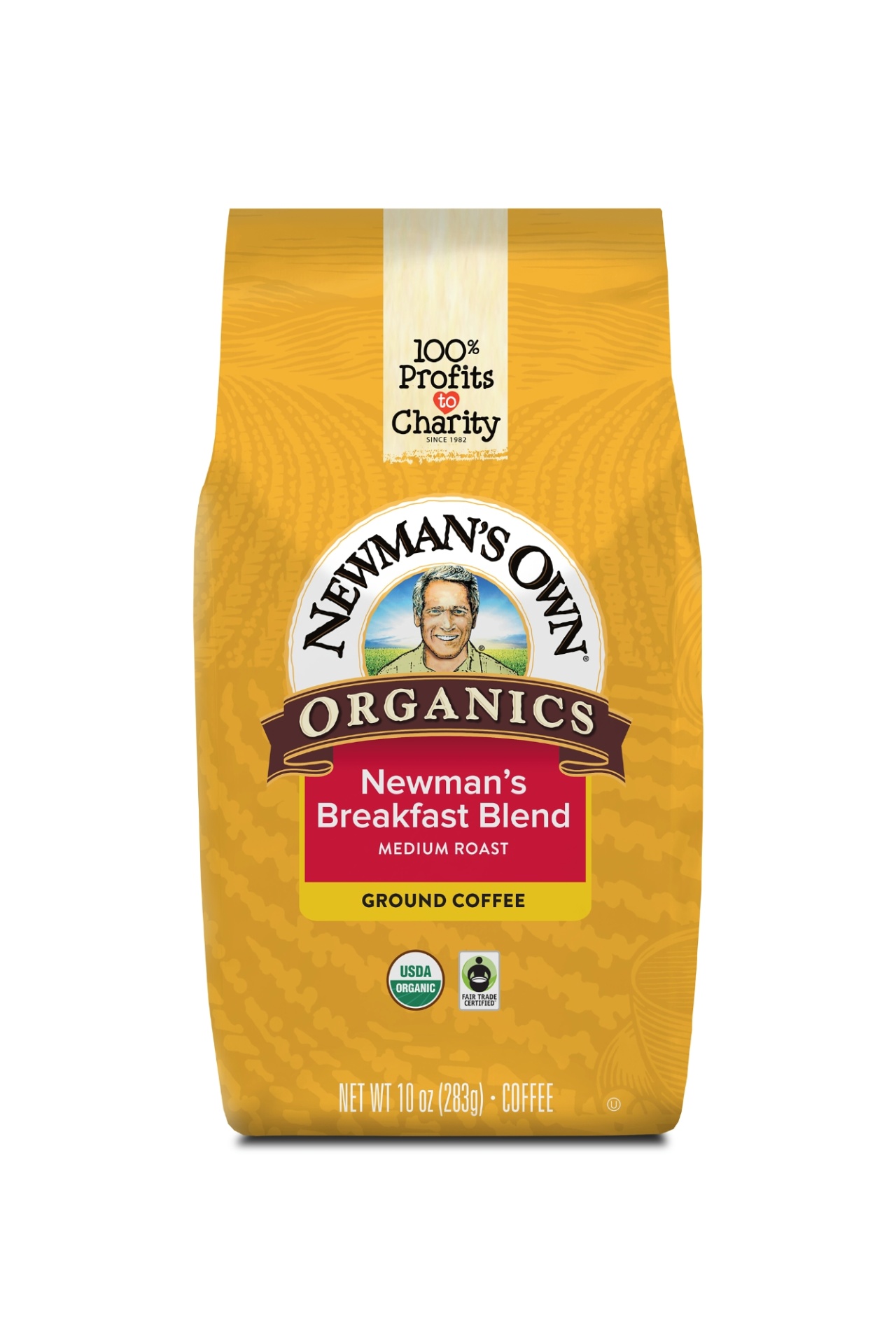 slide 1 of 4, Newman's Own Organics Medium Ground Ground Coffee Newman's Breakfast Blend, 10 oz