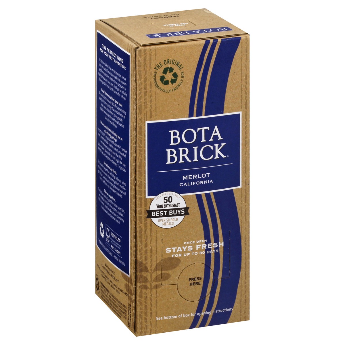 slide 2 of 11, Bota Box California Merlot 1.5 lt, 1.50 liter