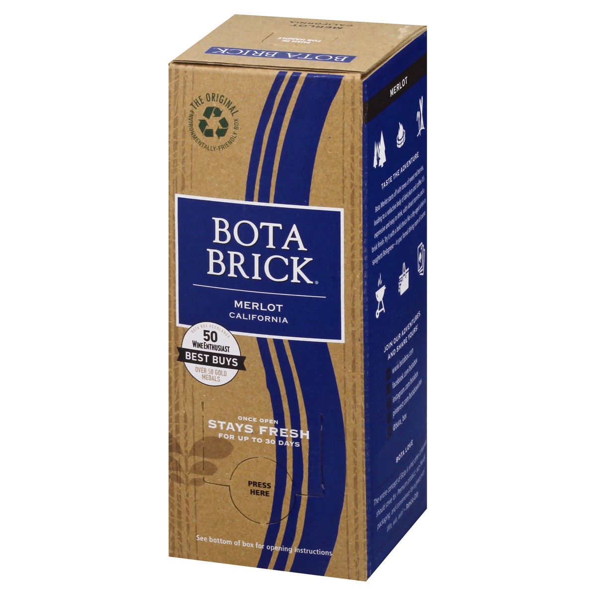 slide 3 of 11, Bota Box California Merlot 1.5 lt, 1.50 liter