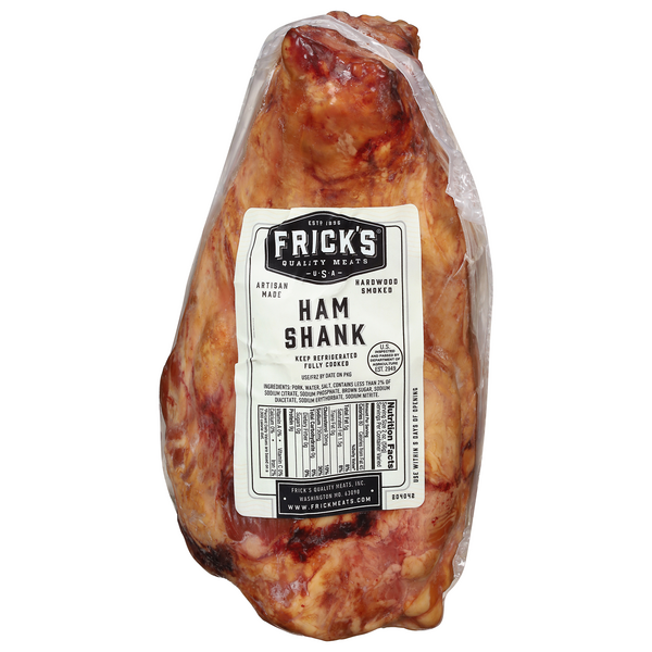 slide 1 of 1, Frick's Hardwood Smoked Ham Shank, per lb