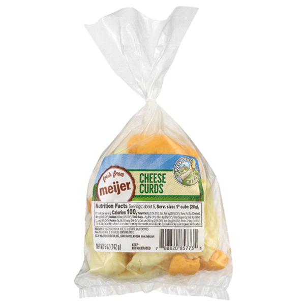 slide 1 of 1, Meijer Mixed Cheese Curds, 5 oz