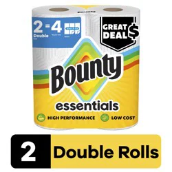 Bounty Essentials Paper Towels Double Roll Select A Size