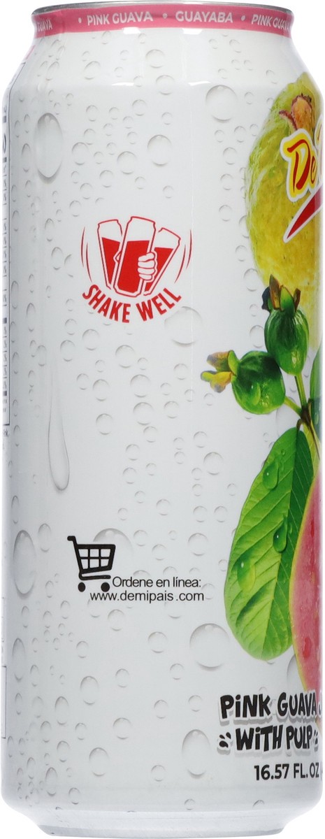 slide 9 of 12, De Mi Pais Pink Guava Juice Drink with Pulp - 16.57 fl oz, 16.57 fl oz