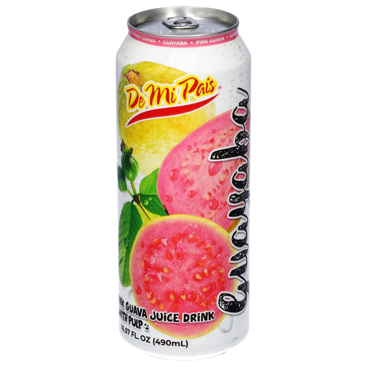 slide 10 of 12, De Mi Pais Pink Guava Juice Drink with Pulp - 16.57 fl oz, 16.57 fl oz
