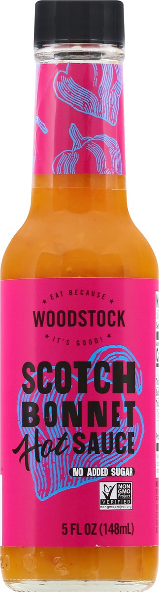 slide 1 of 11, Woodstock Scotch Bonnet Hot Sauce 5 oz, 5 oz