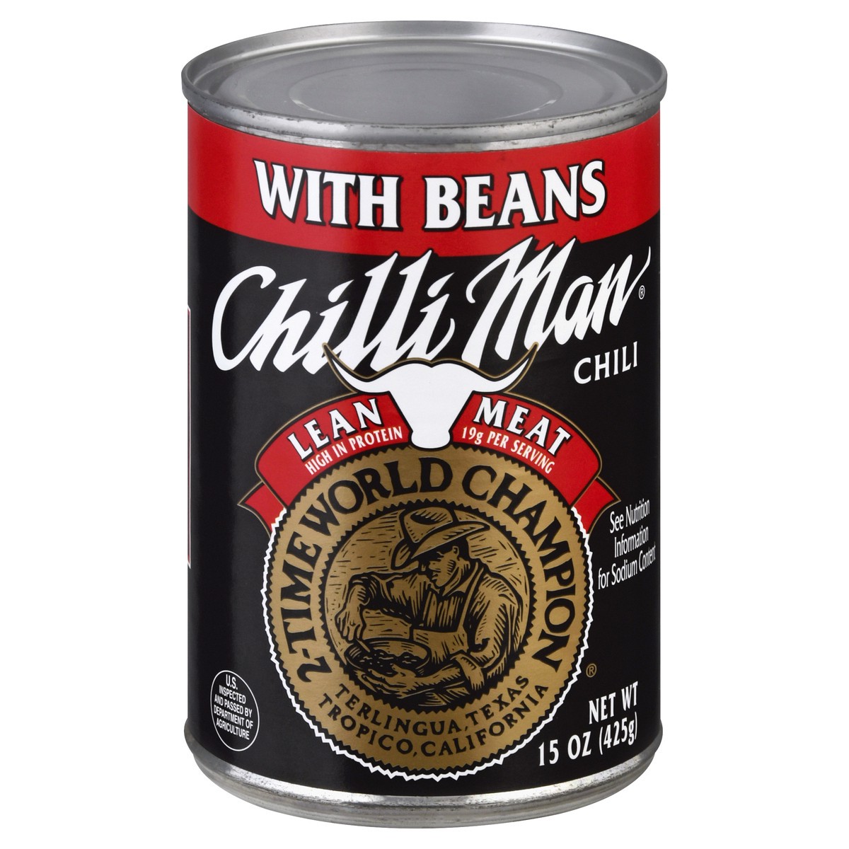 slide 2 of 13, Chilli Man Lean Meat Chili with Beans - 15 oz, 15 oz