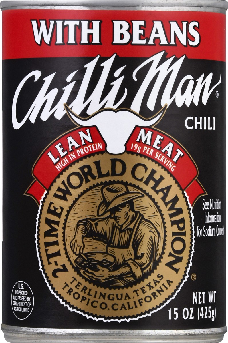 slide 9 of 13, Chilli Man Lean Meat Chili with Beans - 15 oz, 15 oz