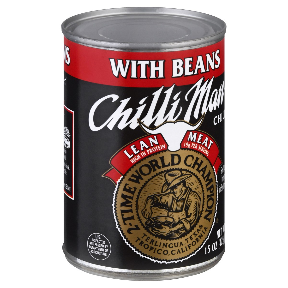 slide 6 of 13, Chilli Man Lean Meat Chili with Beans - 15 oz, 15 oz