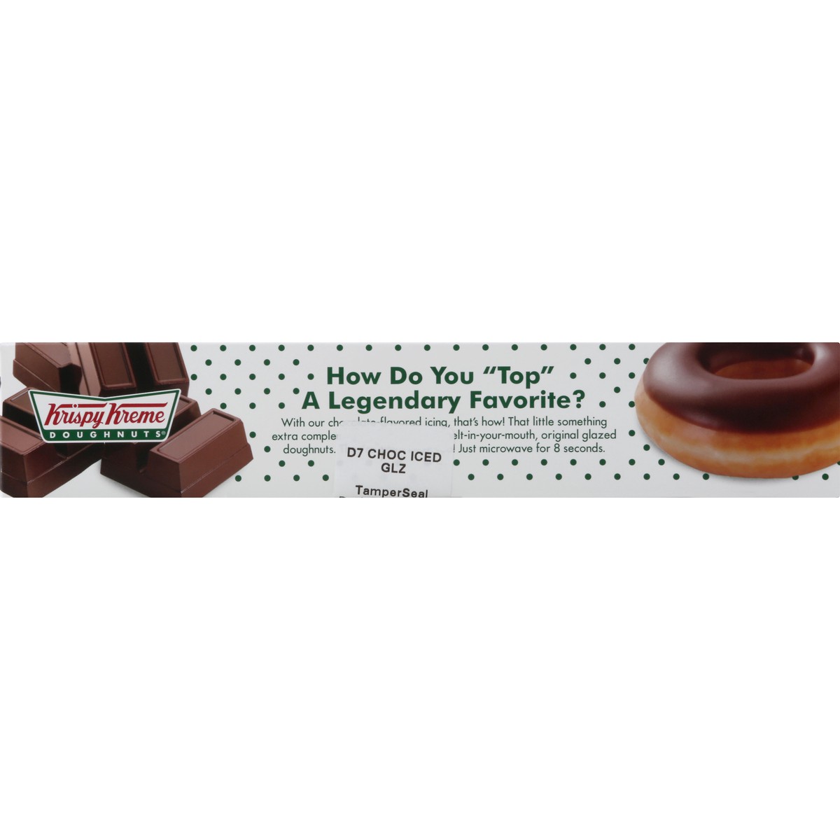 slide 3 of 13, Krispy Kreme Choc Icing Doughnut 6Pk, 11.05 oz