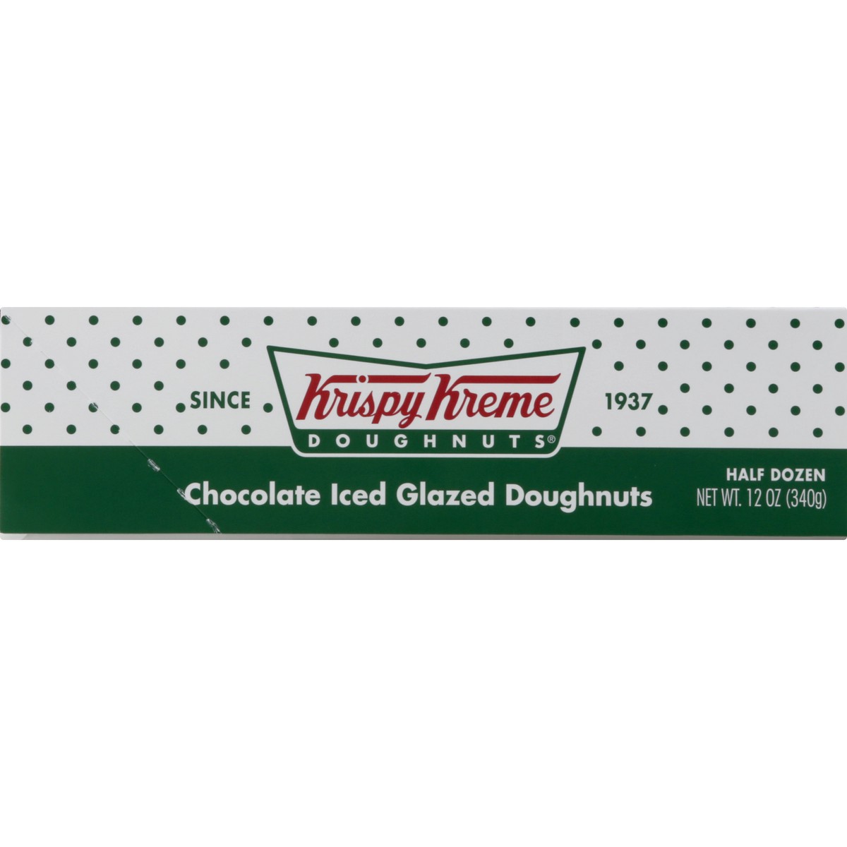 slide 2 of 13, Krispy Kreme Choc Icing Doughnut 6Pk, 11.05 oz