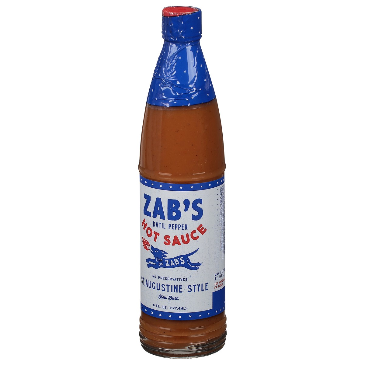 slide 6 of 13, Zab's Slow Burn St. Augustine Style Hot Sauce 6 fl oz, 6 fl oz