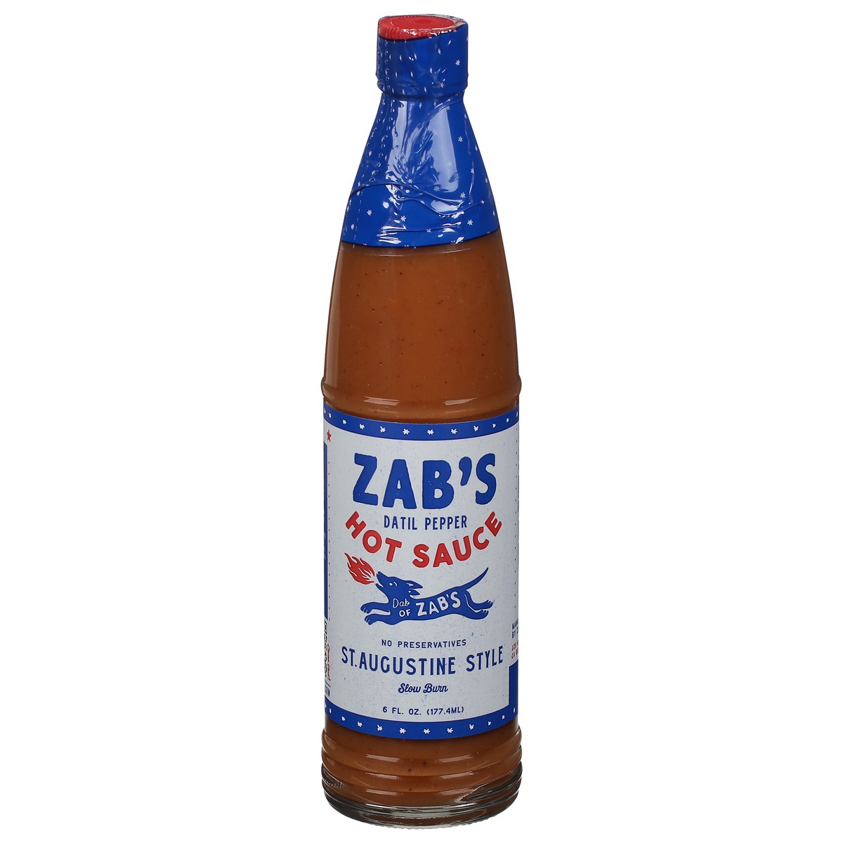 slide 3 of 13, Zab's Slow Burn St. Augustine Style Hot Sauce 6 fl oz, 6 fl oz