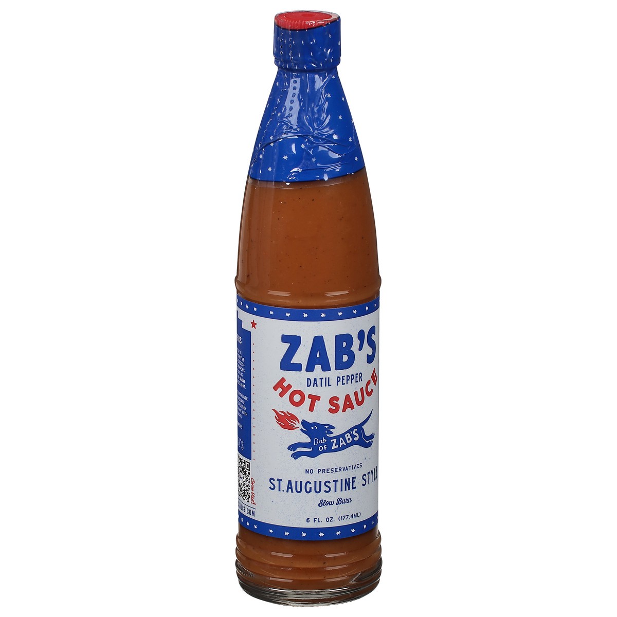 slide 8 of 13, Zab's Slow Burn St. Augustine Style Hot Sauce 6 fl oz, 6 fl oz