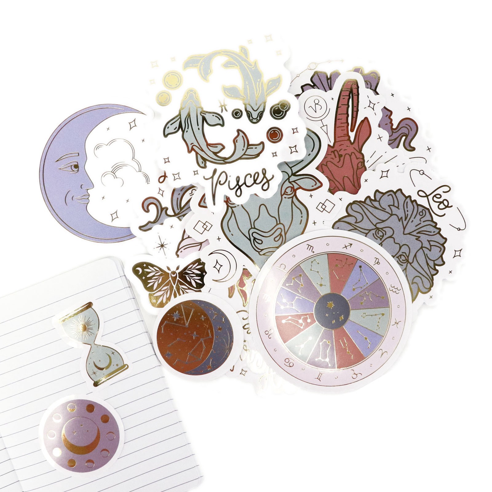 slide 2 of 4, Vinyl Diecut Zodiac Sticker Set By Recollections, 1 ct