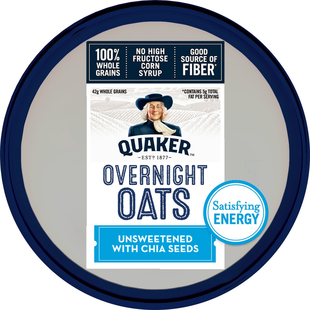 slide 3 of 8, Quaker Overnight Oats, 1.76 ct