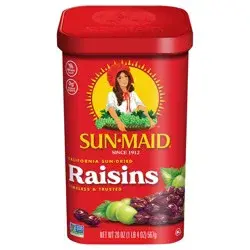 Sun-Maid Carton Can Raisins