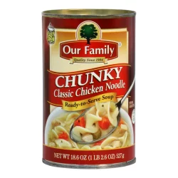 Our Family Chunky Classic Chicken Noodle Soup