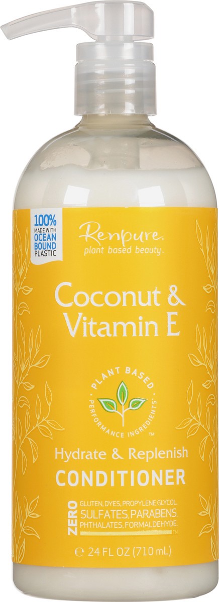 slide 6 of 9, Renpure Coconut & Vitamin E Hydrate & Replenish Conditioner 24 fl oz, 16 oz