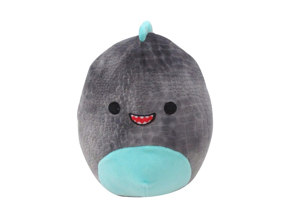 slide 1 of 1, Squishmallows Textured Dino Plush - Gray, 8 in