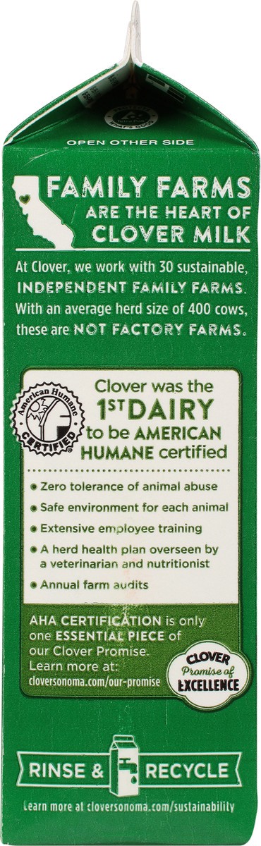 slide 7 of 9, Clover Sonoma 1% Low Fat Milk 1 qt, 1 qt