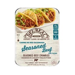 Del Real Foods Taco Meat Seasoned Beef
