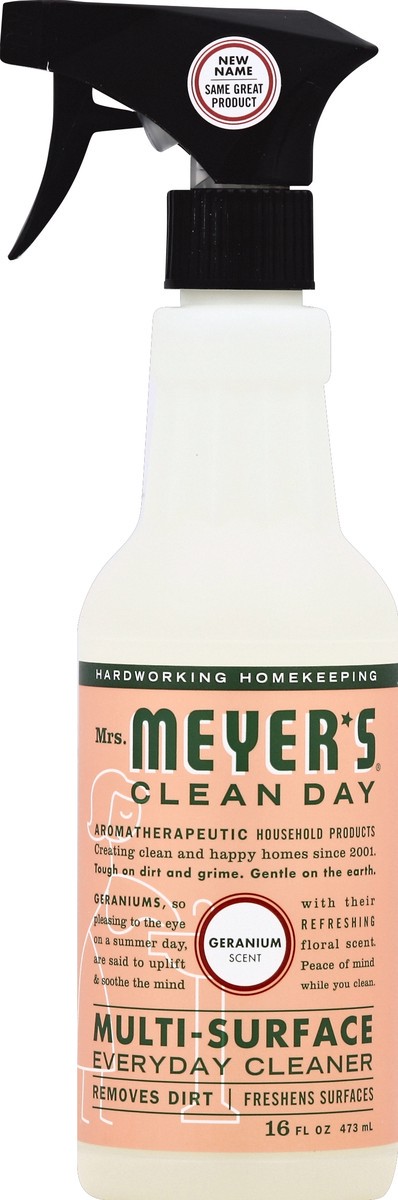 slide 2 of 4, Mrs. Meyer's Multi-Surface Everyday Cleaner 16 oz, 16 fl oz