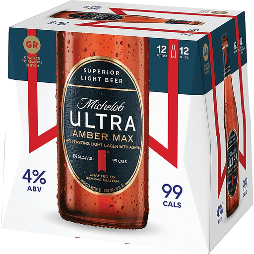 slide 1 of 1, Michelob Ultra Amber Max, 12 pkb
