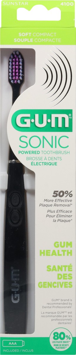 slide 6 of 12, G-U-M Sonic Soft Compact Powered Toothbrush 1 ea, 1 ct