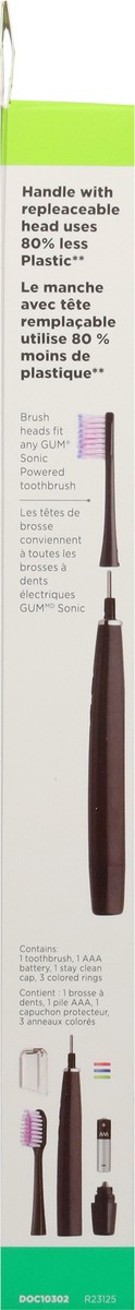 slide 3 of 12, G-U-M Sonic Soft Compact Powered Toothbrush 1 ea, 1 ct