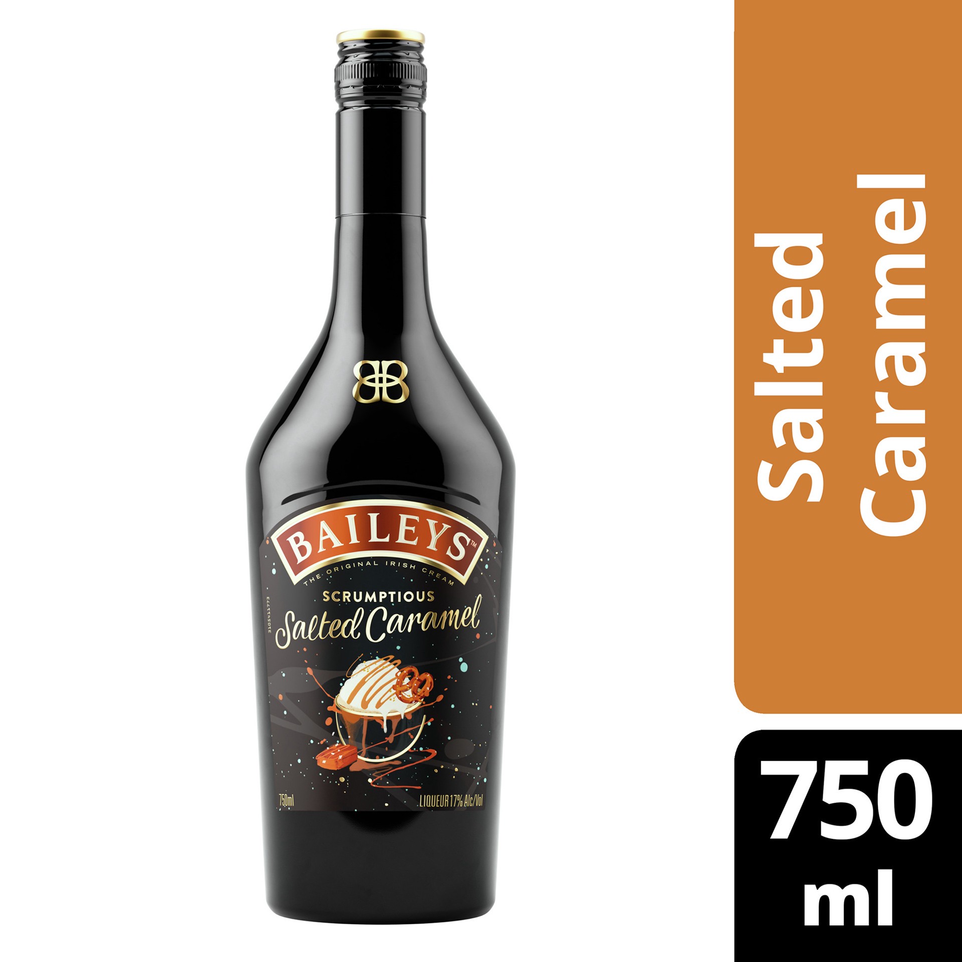 slide 2 of 4, Bailey's Salted Caramel Irish Cream Liqueur, 750 mL, 750 ml