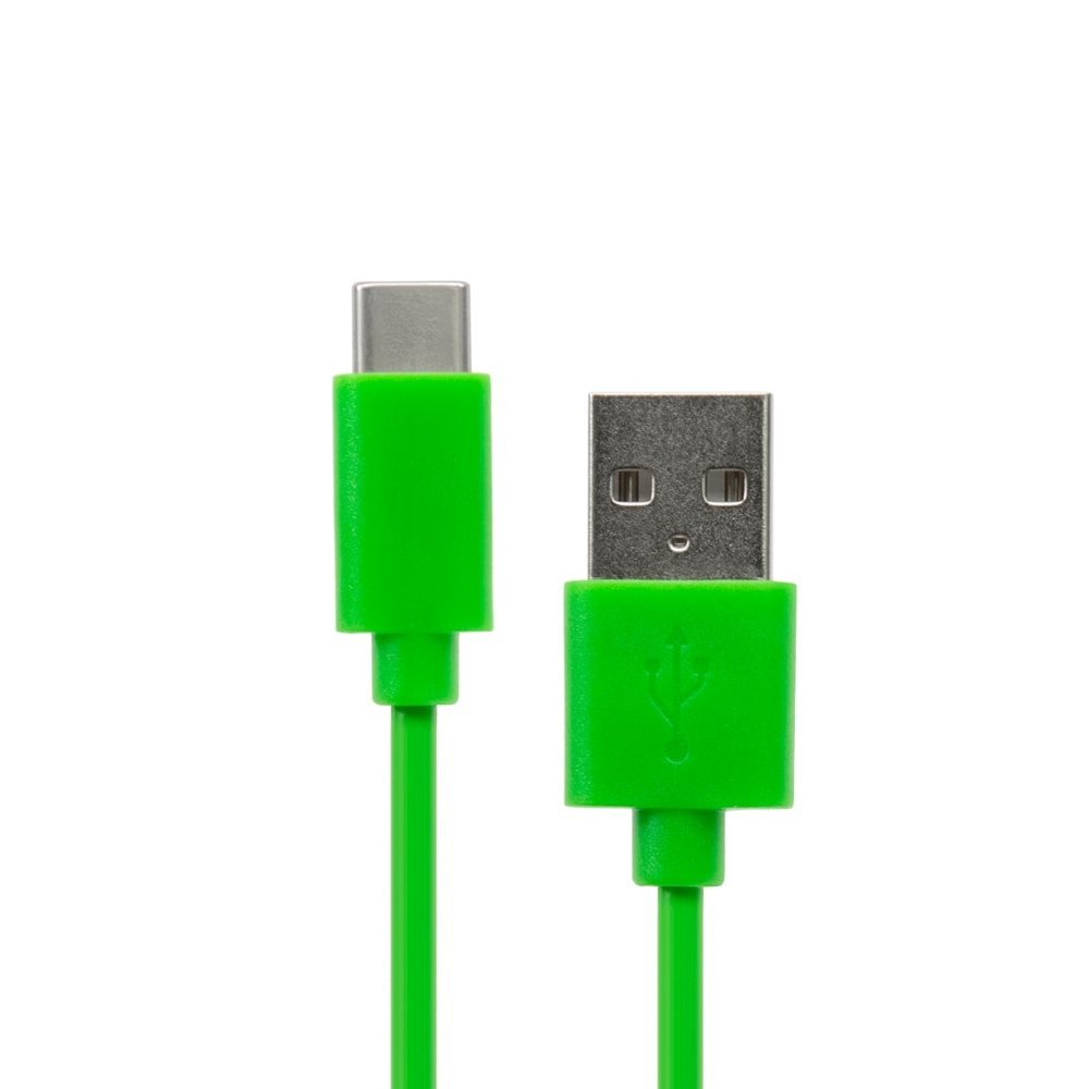 slide 1 of 1, Cellcandy Type C Cable - Green, 1 ct