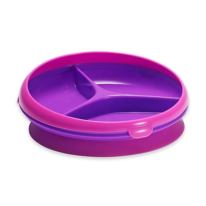 slide 1 of 1, Tomy The First Years Inside Scoop Section Plate - Pink/Purple, 1 ct