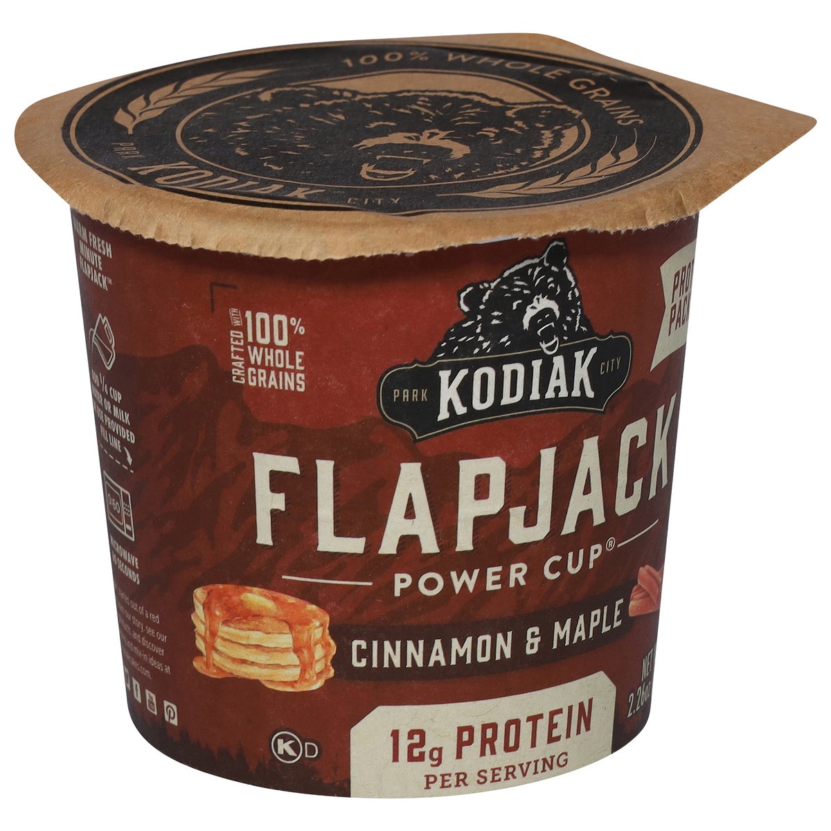 slide 7 of 9, Kodiak Cakes Cinnamon & Maple Flapjack On The Go, 2 oz