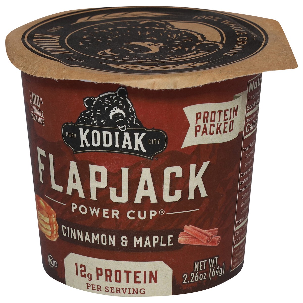 slide 4 of 9, Kodiak Cakes Cinnamon & Maple Flapjack On The Go, 2 oz