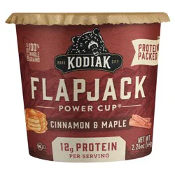 Kodiak Cakes Flapjack Power Cup, Cinnamon & Maple, 2.26 oz