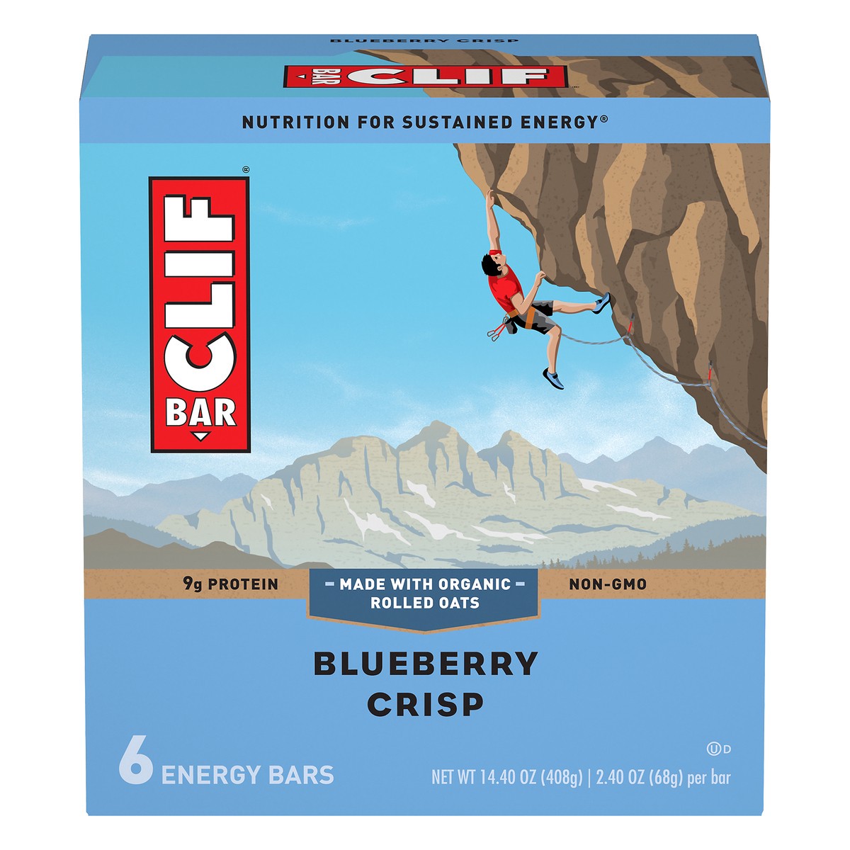 slide 1 of 8, CLIF Blueberry Crisp Energy Bars - 6ct, 6 ct