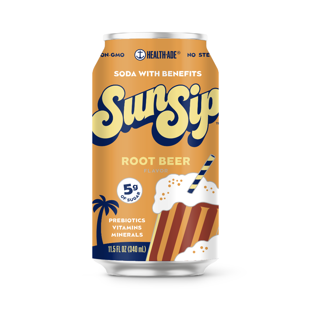 slide 1 of 4, Health-Ade Sunsip Root Beer Soda Can, 11.5 fl oz