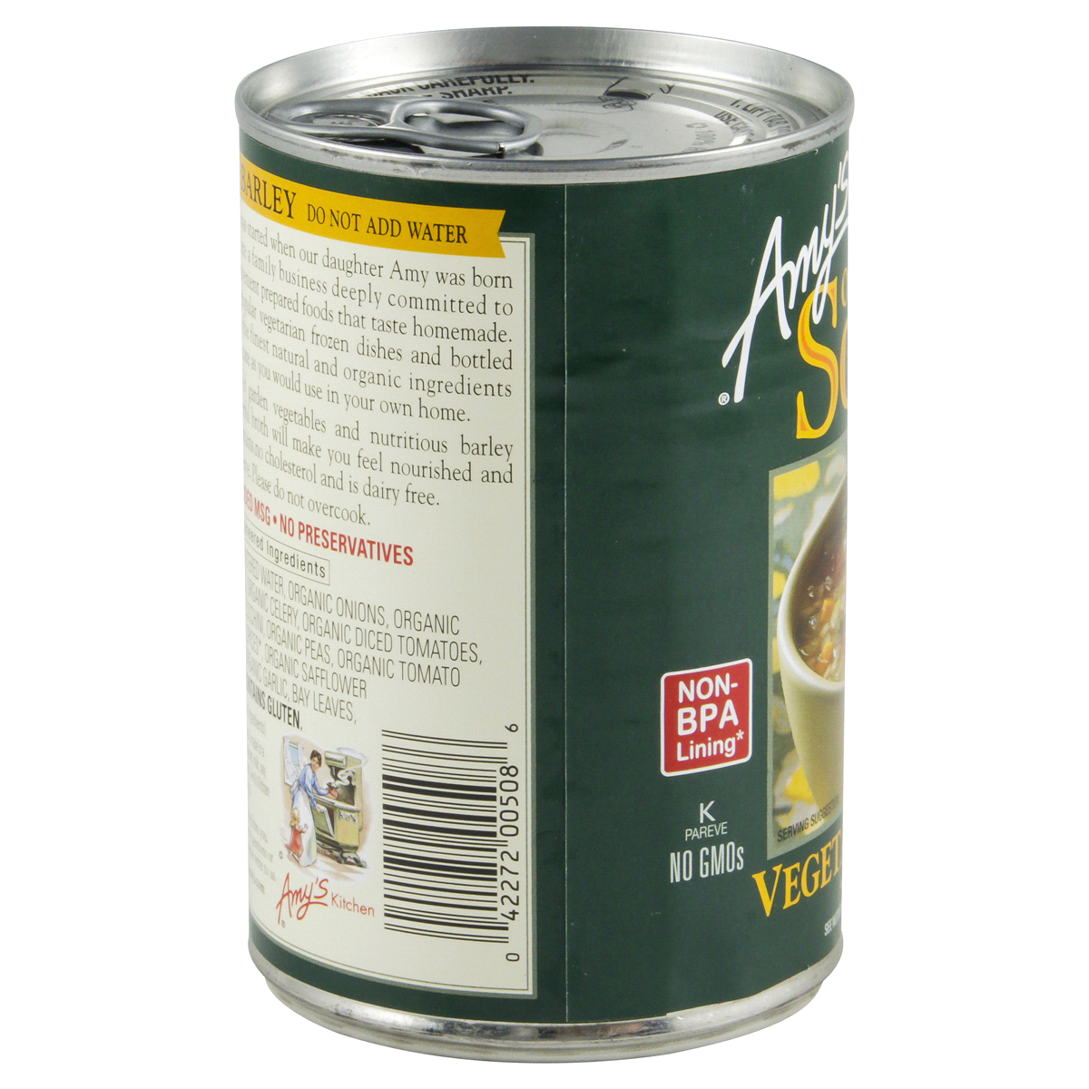 Amy's Organic Vegetable Barley Soup, Low Fat 14.1 oz Shipt