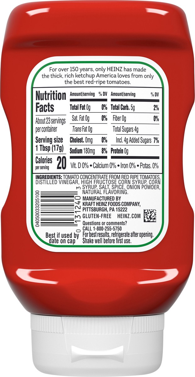 slide 5 of 9, Heinz Tomato Ketchup, 14 oz Bottle, 14 oz