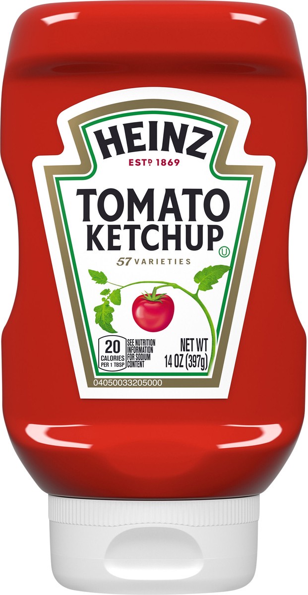 slide 6 of 9, Heinz Tomato Ketchup, 14 oz Bottle, 14 oz