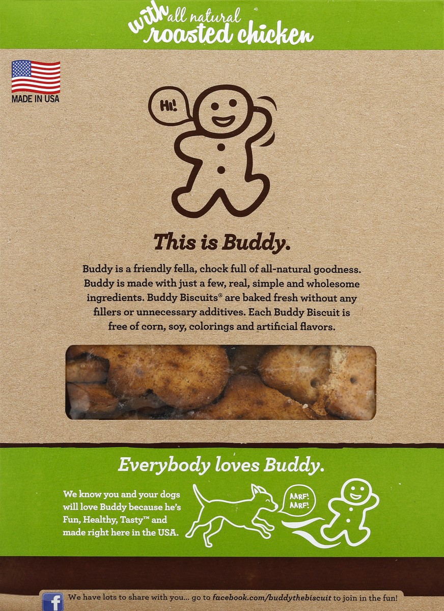 slide 2 of 6, Buddy Biscuits Roasted Chicken Dog Treats, 16 oz