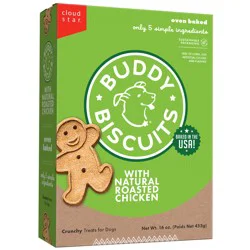Buddy Biscuits Crunchy Dog Treats with Natural Roasted Chicken - 16 oz