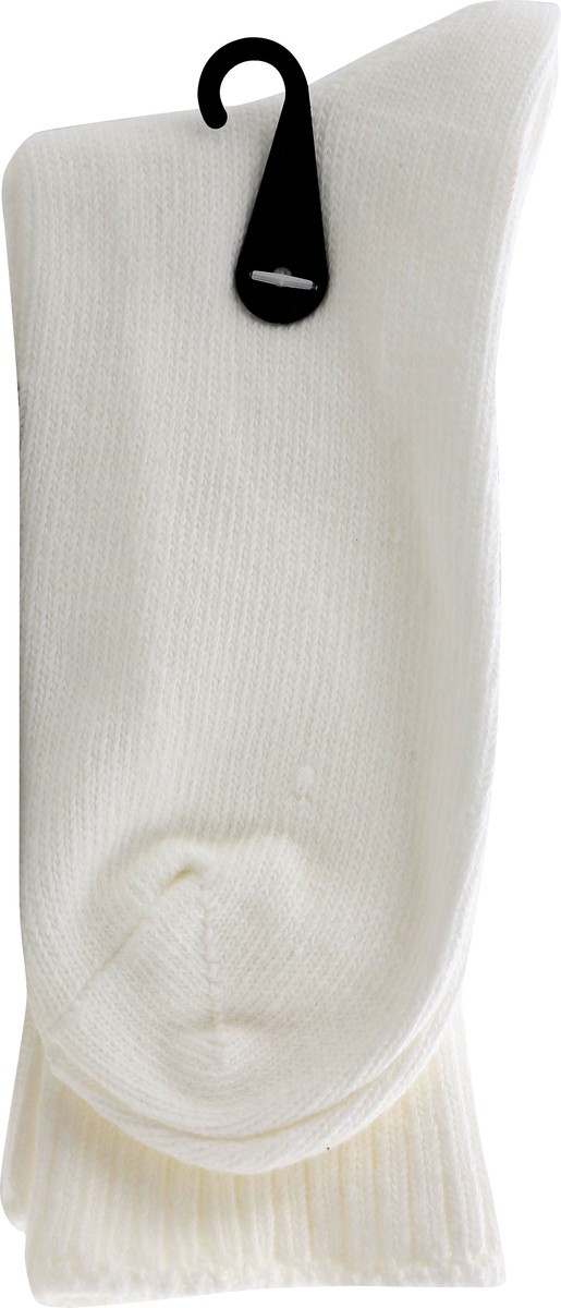 slide 5 of 6, Maggie’s Organics Socks, Classic Crew, White, 1 ct