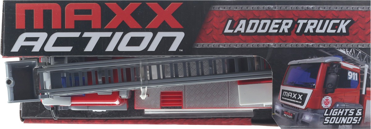 slide 7 of 11, Maxx Action Ladder Truck Toy 1 ea, 1 ct