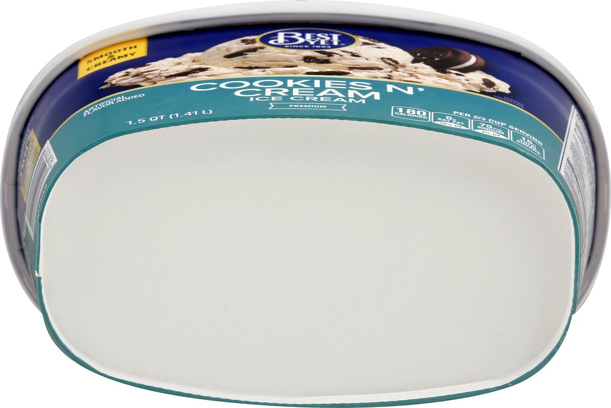 slide 5 of 6, Best Yet Cookies & Cream Ice Cream, 48 fl oz