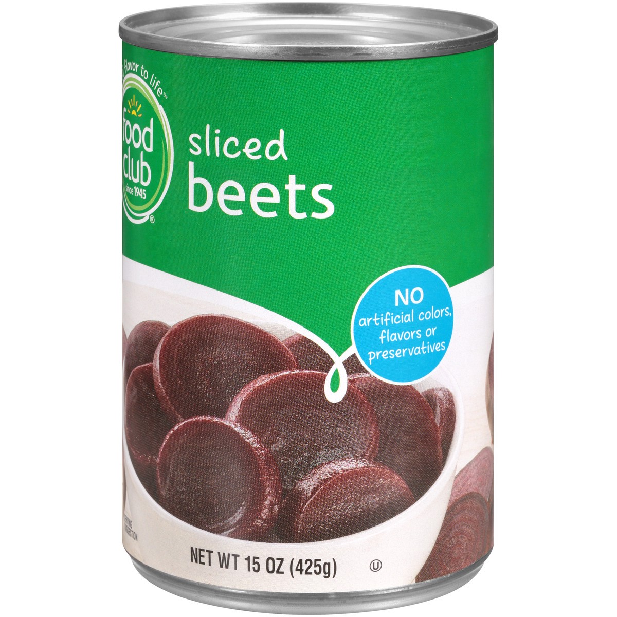 slide 4 of 9, Food Club Sliced Beets, 15 oz